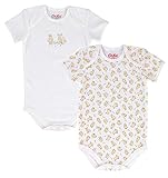 キャスキッドソンキッズ(Cath Kidston) うさぎ柄ベビー用ロンパース2枚セット(半袖股あき) 0～3か月程度 [並行輸入品]