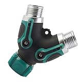 Baoblaze コネクタ　水蛇口継手　パイプ　ホース　ガーデン　散水用具　　Yシェイプ　2ウェイ　使いやすい　耐久性