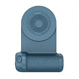4色 スマホホルダー スマホグリップ Bluetooth シャッターグリップ 自撮り用 スマホ磁気スタンド 取り持つ グリップ 片手操作 自撮り用 持ちやすい スマートフォンホルダー マグネット式 充電式 Bluetoothリモコン付き 270度回転可能 人間工学設計 自撮り棒 写真 動画を撮る iPhone/Androidシステムなどに対応 充電ケーブル付き (ブルー)