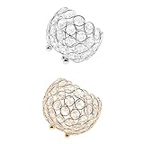 MagiDeal 2piece 10 cmクリスタルBling Votive Tealightキャンドルホルダーウェディングcenterpiecer