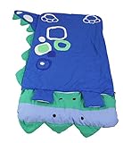 Sk アニメ寝袋、子供寝袋、キック・寝袋（ブルーの恐竜）