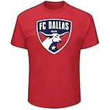 FCダラスMLSメンズチームロゴTシャツ レッド