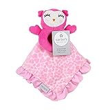 Carter's Owl Plush Security Blanket with Rattle by Triboro Quilt