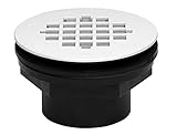 Oatey 42093 101 PS ABS-Solvent Weld Shower Drain with Stainless Steel Strainer, 2-Inch by Oatey