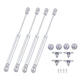 eowpower 4pcs 100 N / 22.5lbガスストラット蓋サポートキッチンキャビネットドア/ StayトイボックスリフトPneumaticヒンジ