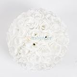 ベン・コレクション10 " KissingボールPomander花ボールクリスタルPew BowsウェディングパーティーSupplies