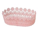 ギフトの詰め合わせに 丸和貿易 ホシュティード オーバルバスケット ピンク (L) 400646701