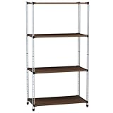 木天板ラック liberte（リベルテ） 4段 幅75cm 【連結可能タイプ】 木製 棚 シェルフ オープンラック