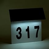 Yosoo ソーラーライト 4LED 表札ライト ウォームライト スポットライト 太陽発電 防水 電池不要 夜間自動点灯 設置簡単 屋外照明 玄関 壁掛け 庭先用 車道/歩道/芝生/庭/地震・災害時に