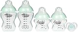 Tommee Tippee, Closer to Nature, Newborn Starter Set, Slow Flow, Mint Green and Animals, 5 Piece Set