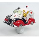 Henry Cavanagh k-9 Ambulance 3dセラミック車Night Light
