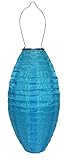 High Quality Soji Pod Turquoise, LED Outdoor Solar Lantern, Handmade with Weather-Resistant UV Rated