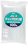 ジャパックス チャック付きポリ袋 240×340×0.04mm 100枚入 JG-4