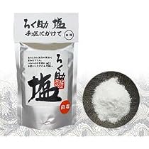 Amazon.co.jp: ろく助本舗 ろく助塩 白塩 顆粒タイプ130g×1個 : 食品