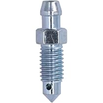 AB Tools 7mm X 1mm Steel Brake Caliper Bleed Nipple Screw | Pack Of 4 | FM001