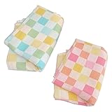 （なないろ館）内祝 ギフトに最適！綿100％ 2重ガーゼ ベビー バス タオル 2枚セット 赤ちゃん おくるみ ひざ掛け にも