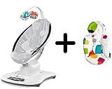 4Moms Mamaroo, Silver Plush + 4moms Newborn Insert Multi Plush by 4moms [並行輸入品]
