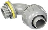 Morris 21824 Liquid Tight Connector, Non-Metallic, 90 Degree, 3/4" Thread Size [並行輸入品]