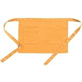 クロダルマ（KURODARUMA） 作業用 ショートエプロン（腰下前掛け） イエロー 47229 F