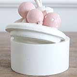 inteeonホームシリーズ1 Piece Cute Rabbitおもちゃオーガナイザーのストレージボックスデスクアクセサリー樹脂 ピンク 201336100-1052