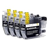 LC3111BK インク ブラック 4本 互換 LC3111 インクカートリッジ LC3111-4PK 4色セット【純正品併用/大容量タイプ/残量表示/個包装】対応機種: MFC-J738DN/DWN J998DN/DWN DCP-J572N/J577N/J582N/J973N/J978N/J982N MFC-J893N/J898N/J903N/J987Nインク【稲妻トナー】