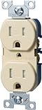 Eaton TRBR15A-BXSP 15-Amp 3-Wire 125-Volt Tamper Resistant Commercial Grade Duplex Receptacle 2-Pole