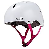バーン Bern ヘルメット 女の子用 ディアブラ オールシーズン キッズ 自転車 スノーボード スキー スケボー BG04ESWHT サテンホワイト Diabla Satin White スケートボ
