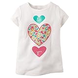 Carter's SHIRT ベビー・ガールズ カラー: ホワイト