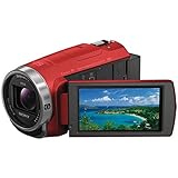 【整備済み品】 ソニー ビデオカメラ Handycam HDR-CX680 光学30倍 内蔵メモリー64GB レッド HDR-CX680 R (整備済み品)