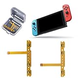 Godrii 交換部品 NS Switch Joy-Con対応 Switchコントローラー対応 任天堂 修理用部品 Lキーボタン フレック スケーブル 2個セット (C)