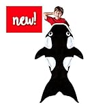 Orca Whale毛布の子