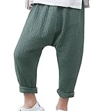 (ビートーク) B-talk やわらか サルエル パンツ 9分丈 通気性 キッズ ベビー 子供服 ワッフル コットン フライス ガーゼ 子供 服 ズボン ずぼん 男の子 女の子 夏 秋 夏服 ボトムス