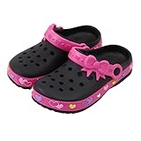 不二貿易 りぼんサンダル 16~17cm EVA ブラック ピンク