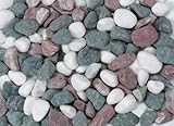 五色石 1袋20kg入り＜玉砂利・国産・日本製＞ 5分（直径約16-19mm）