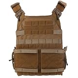 [TWINFALCONS] プレートキャリア 軽量 サバゲー用 タクティカルベスト サバイバルベスト MOLLE モール 戦術 プレキャリ サイズ調整可 500Dナイロン素材 レーザー切断 サイズ調整可