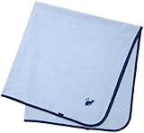 アンナニコラ 日本製 3重ガーゼおくるみケット ブルー I703