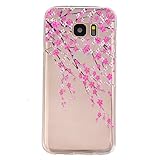 Zeebox Galaxy S7 Edge ケース 高品質 TPU カバー 衝撃吸収 Samsung Galaxy S7 Edge 用 超薄型 保護カバー 生涯補償付き (ピンク #3)