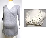 (犬印)INUJIRUSHI これだけで授乳セット 長袖(GY-グレー、L)