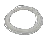 uxcell　シリコーンチューブ　耐高温　ゴム製　1mm x 2mm 　5M長さ　ミルキー