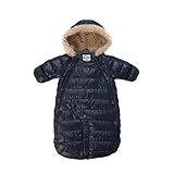 7AM Enfant Doudoune One Piece Infant Snowsuit Bunting, Midnight Blue, Medium by 7AM Enfant [並行輸入品]
