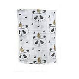 Baby Extra Soft Muslin Swaddle Blanket - Eco 70% Bamboo 30% Cotton 1 pack 47x47 (Panda) [並行輸入品]