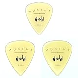 Musent 日本製 スタンダード ティアドロップ ピック | 0.80mm厚 5枚 セット ウルテム | MSNTDPK0008-ULT-05P