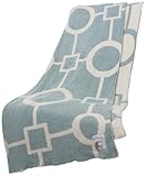 リトルジラフ 大人用ブランケット Dolce マトリックス (大判ひざかけサイズ) レイクブルー lg0083-03 【正規代理店輸入】