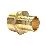 Libra Supply Pex銅線オスアダプタ、Barb x MIP、(クリックでの詳細サイズオプション、パイプ継手配管供給 1'' PEX to 1'' MIP LS-72303BLF
