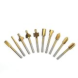 junda　10PC　トリムナイフ　切削工具　カンナ　ノミ　彫刻　細工　のみ