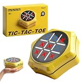 OBEST 5in1 TicTacToe ボードゲーム おもちゃ まるばつ 三目並べ 〇× ゲーム 脳トレ 玩具 トラベルゲームコンソール プレゼント イエロー