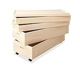 桐衣装箱　ケース キャスター付き　輸入品◆ (高さ６４センチ)0009-ga