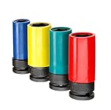 Gedoreインパクトソケット1/2 "、4ピースK 19 LS-004を設定します
