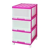 深型収納ケース3段 2個セット「送料無料」