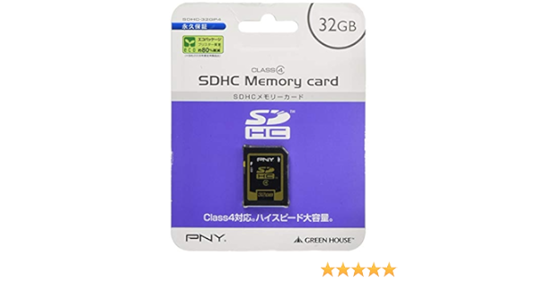 Amazon Pny Sdhcカード 32gb Class4 Sdhc 32gp4 ピーエヌワイ Pny Sdカード 通販